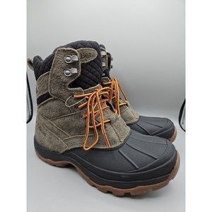 L.L. Bean Men’s Storm Chaser TEK 2.5 Primaloft Green Suede Boots Lace Up Size 8M